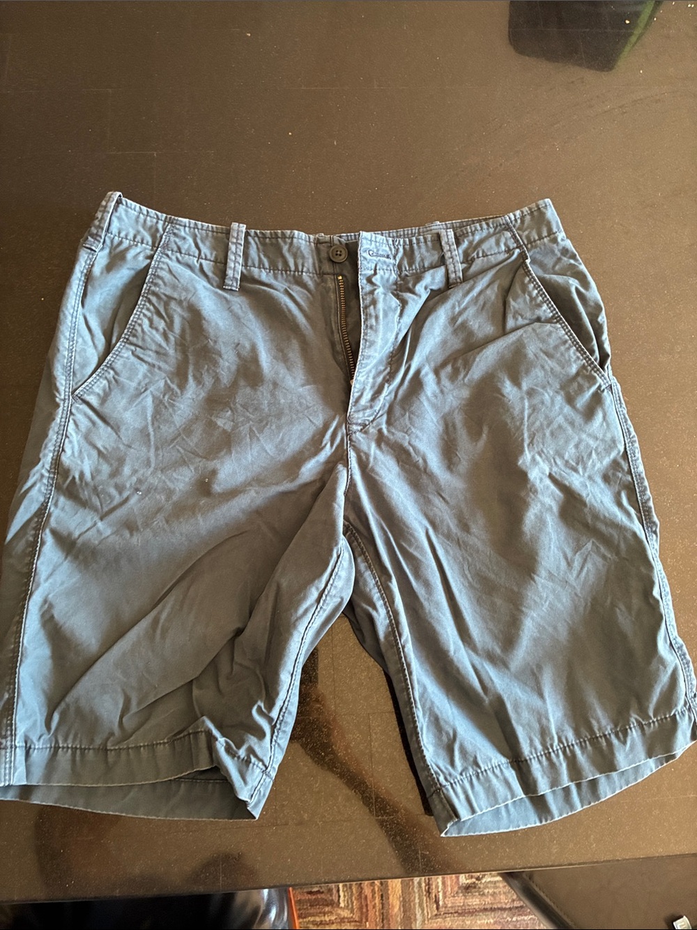 Men's Express Casual Blue Cotton Shorts sz 32.  MA